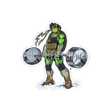 BS Michelangelo Sticker, Green, Stickers