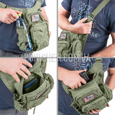 Helikon-Tex EDC Side Bag - Cordura, Olive, 11 l