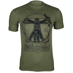 Kramatan Da Vinci Soldier T-shirt, Olive, Small