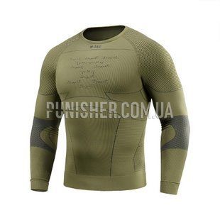 M-Tac Compression Thermal Shirt Ranger Green/Dark Grey, Olive Drab, Small