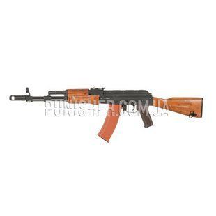 Винтовка тренировочная штурмовая AK-74 страйкбольная Cyma CM.048 GEN2, Коричневый, AK, AEG, Нет, 455