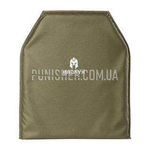 Мягкий баллистический пакет Bronyx Large под плиту 1 класс 270x320мм, Olive, Мягкие пакеты, 1, Large, Сверхвысокомолекулярный полиэтилен