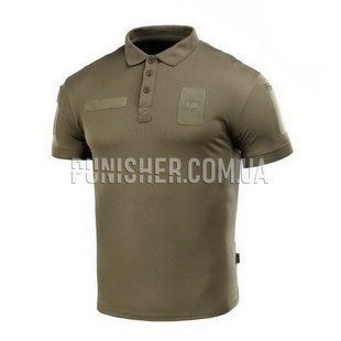 M-Tac Elite Tactical Coolmax Olive Polo Shirt, Olive, Medium