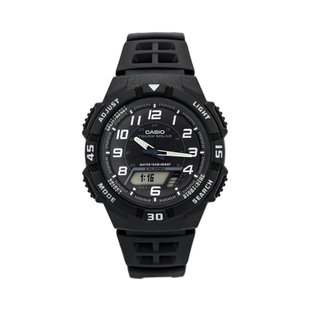 Casio Comby Sport AQ-S800W-1BVEF Watch, Black, Alarm, Date, Day of the week, Month, Second time zone, Backlight, Stopwatch, Timer