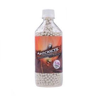 Rockets Professional BB Bullets 0,28 g 3000pcs, White, Standard, Balls, 0,28