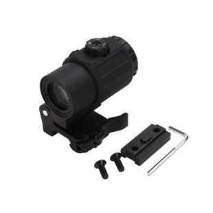 Магнифер Big Dragon G43 3x Magnifier Scope Sight с быстросъемным креплением, Черный