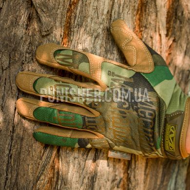 Mechanix Original Woodland Camo Gloves, Woodland, Large