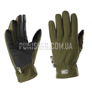 M-Tac Soft Shell Thinsulate Olive Gloves, Olive, Medium