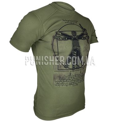 Kramatan Da Vinci Soldier T-shirt, Olive, Small
