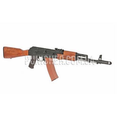 Винтовка тренировочная штурмовая AK-74 страйкбольная Cyma CM.048 GEN2, Коричневый, AK, AEG, Нет, 455