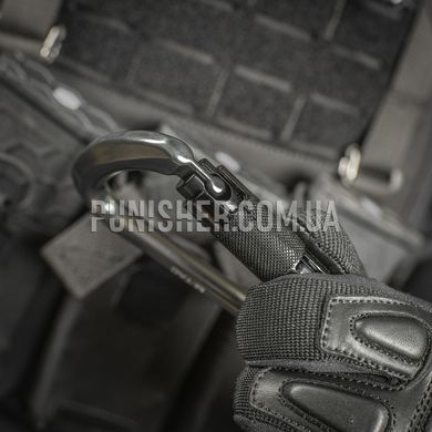 Карабін M-Tac 10 см с байонетною муфтою Keylock, Сірий, Алюміній