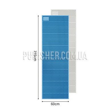 Каремат туристический складной одноместный IXPE Naturehike CNK2450WS044 195x60x1.8 см, Синий, Коврик
