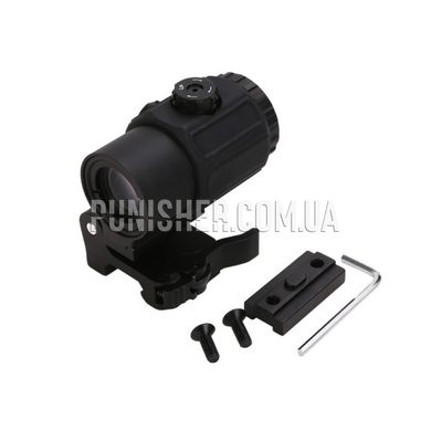 Магніфер Big Dragon G43 3x Magnifier Scope Sight із швидкознімним кріпленням, Чорний