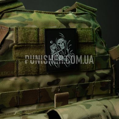 PIFI Reaper Patch, Black, PVC, No