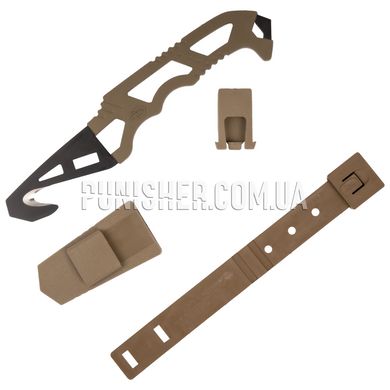 Нож-стропорез Gerber Crisis Hook Knife, Coyote Brown, Стропорез