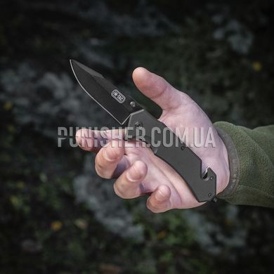 Нож складной M-Tac Type 3, Черный, Нож, Складной, Гладкая