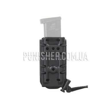 Emerson G-code Style 9mm Pistol Magazine Pouch, Black, 1, Clips, Glock, Beretta, Fort 12, Fort 14, ПМ, For belt, 9mm, Plastic