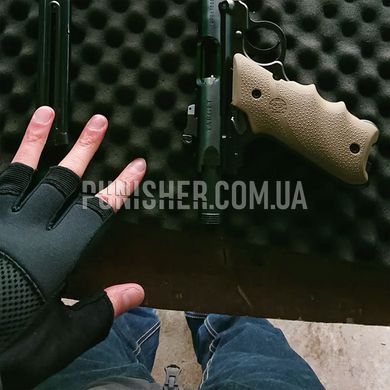 Рукавички Helikon-Tex Half Finger Mk2, Чорний, Small