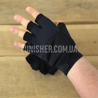 Рукавички Helikon-Tex Half Finger Mk2, Чорний, Small