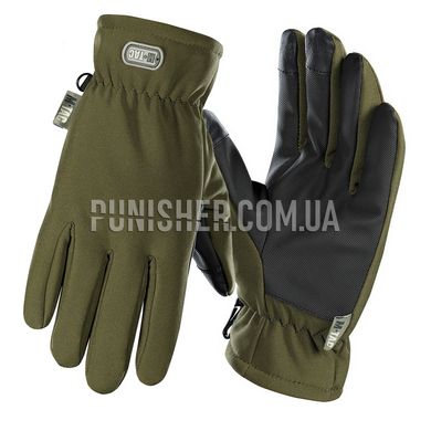 M-Tac Soft Shell Thinsulate Olive Gloves, Olive, Medium