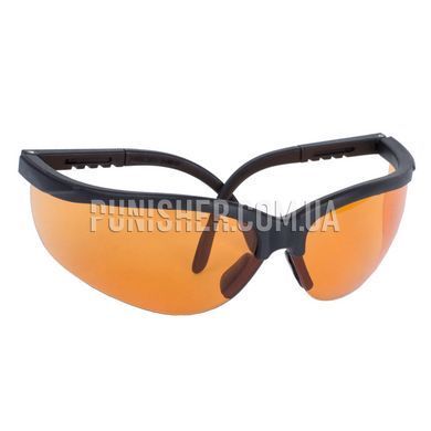 Спортивні окуляри Walker&rsquo;s Impact Resistant Sport Glasses з бурштиновою лінзою, Чорний, Бурштиновий, Окуляри
