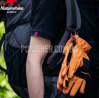 Карабін багатофункціональний Naturehike S-type NH20GS004, 5см, Червоний, Алюміній