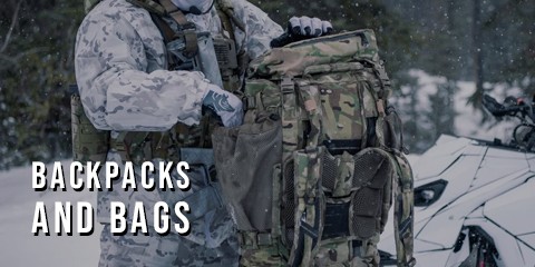 Tactical backpacks and bags