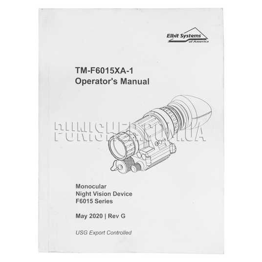 Руководство по использованию AN/PVS-14 F6015 Series Белый купить с