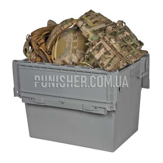 Ящик пластиковий з кришкою N6442 600х400х435 мм для зберігання