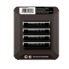 Panasonic Eneloop Pro AAA/HR03 930mAh LSD Ni-MH Battery 4pcs, Black, AAA