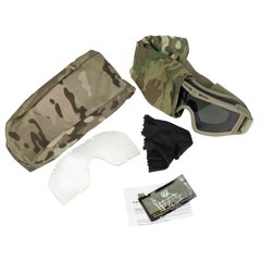 Revision Desert Locust Multicam Kit, Multicam, Transparent, Smoky, Goggles