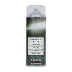 Fosco Industrial Paint Clear Coat Spray, Clear, Camouflage paint
