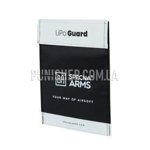 Specna Arms Li-Po Battery Protective Bag, White/Black