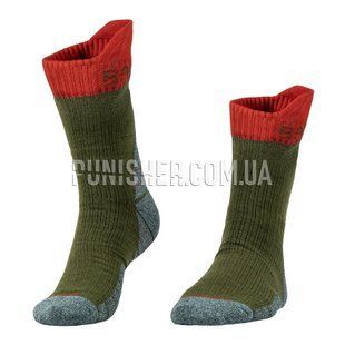 Зимові шкарпетки Bandit Колиба з вовною мериноса та Coolmax, Olive, 40-42, Зима