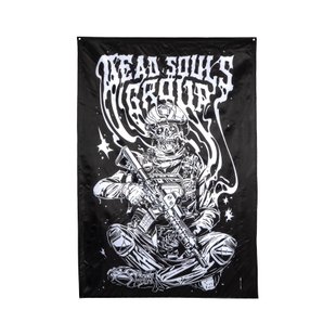 Dead Souls Group Flag, Black