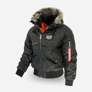 Зимова коротка куртка Dobermans Aggressive Offensive, Чорний, XXX-Large
