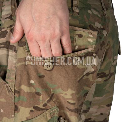 US Army Combat Uniform FRACU Trousers Multicam under Knee Pads (Used), Multicam, Large Regular