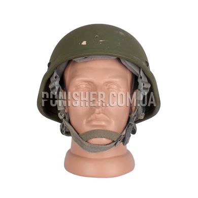 Шлем кевларовый MSA MICH Ballistic Helmet (Бывшее в употреблении), Olive, Large