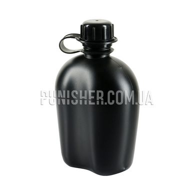 Фляга M-Tac пластиковая 1 литр, Черный, Фляга