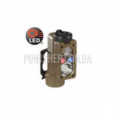 Streamlight Sidewinder Compact Flashlight, Coyote Brown, Helmet headlight, Battery, Blue, White, IR, Red, 55