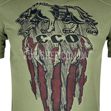Kramatan SOF "Werwolf" T-shirt, Olive, Large