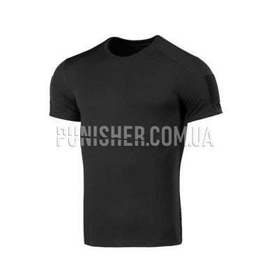 M-Tac Athletic Velcro Black T-shirt, Black, Small