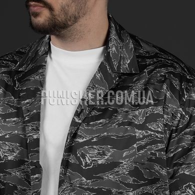 Гавайськая рубашка GIG Military Surf Tiger Black, Серый/Черный, Medium