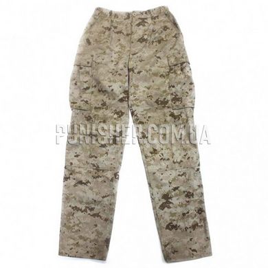 Комплект уніформи USMC FROG Marpat Desert (Був у використанні), Marpat Desert, Small Long