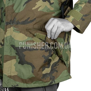 Куртка Cold Weather Gore-Tex Woodland оригинал США (Сорт 2), Woodland, Large Regular