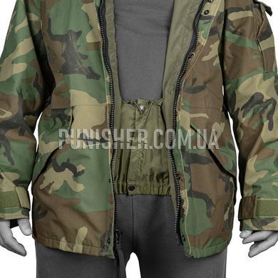 Куртка Cold Weather Gore-Tex Woodland оригинал США (Сорт 2), Woodland, Large Regular