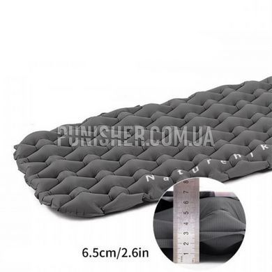 Naturehike FC-10 NH19Z001-P Inflatable Mat, 65 mm, Grey, Mat