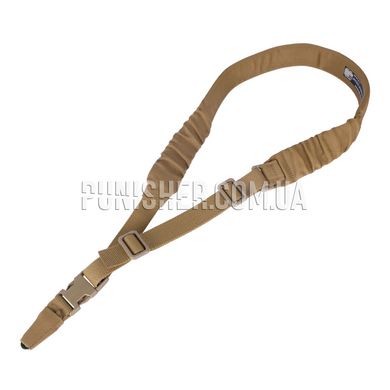Blue Force Gear UDC Padded Bungee Single Point Sling with Snap Hook, Coyote Brown, Rifle sling, 1-Point