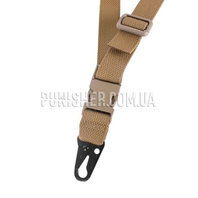 Blue Force Gear UDC Padded Bungee Single Point Sling with Snap Hook, Coyote Brown, Rifle sling, 1-Point
