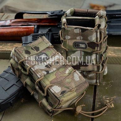Подсумок M-Tac для АК открытый двойной GEN.3, Multicam, 2, Molle, AKМ, AK-74, Для плитоноски, 7.62mm, 5.45, Cordura 1000D